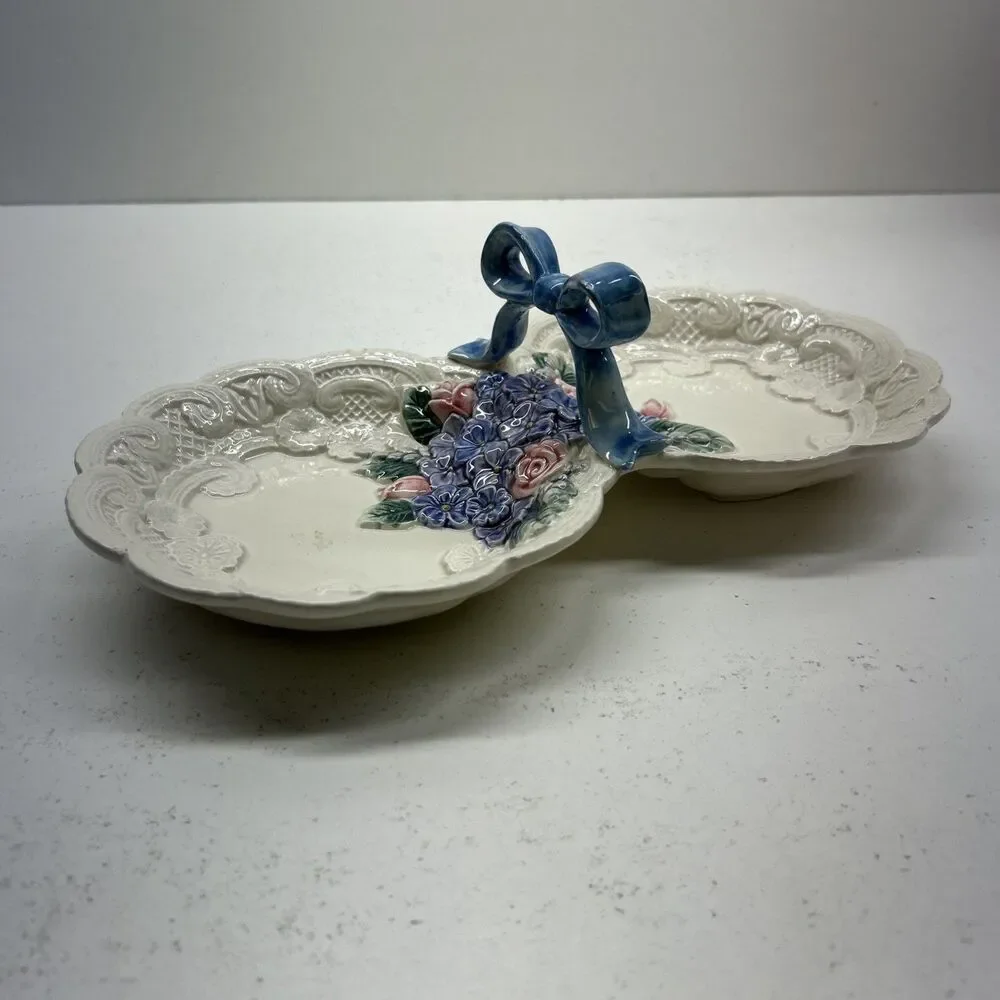 Vintage Fitz & Floyd 1993 Tray Only -‎ Candie Tray - Centerpiece